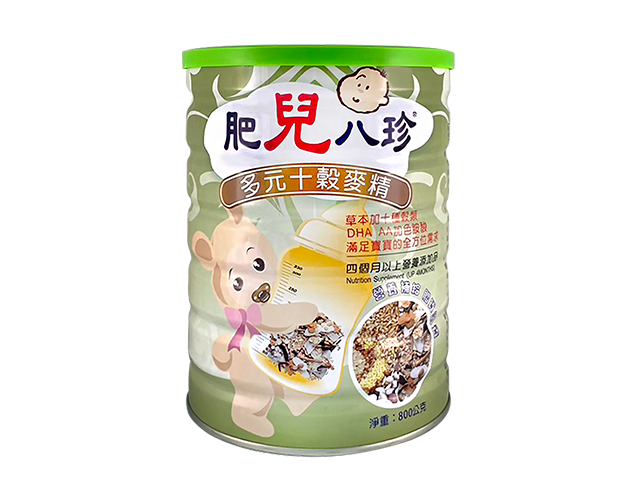 肥兒八珍多元十穀麥精-肥兒八珍草本配方/多元穀物/膳食纖維