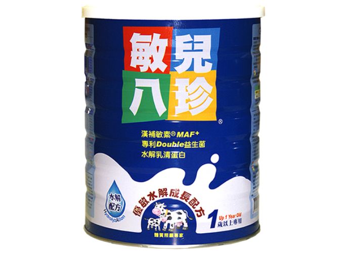 敏兒八珍 優敏水解成長配方-適度水解/雙重益生菌/MAF+草本配方