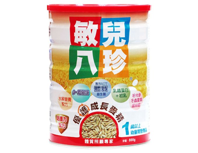 敏兒八珍 優護成長麥精-MBB9益生菌/β-葡聚醣/冬蟲夏草菌絲體/粉光參