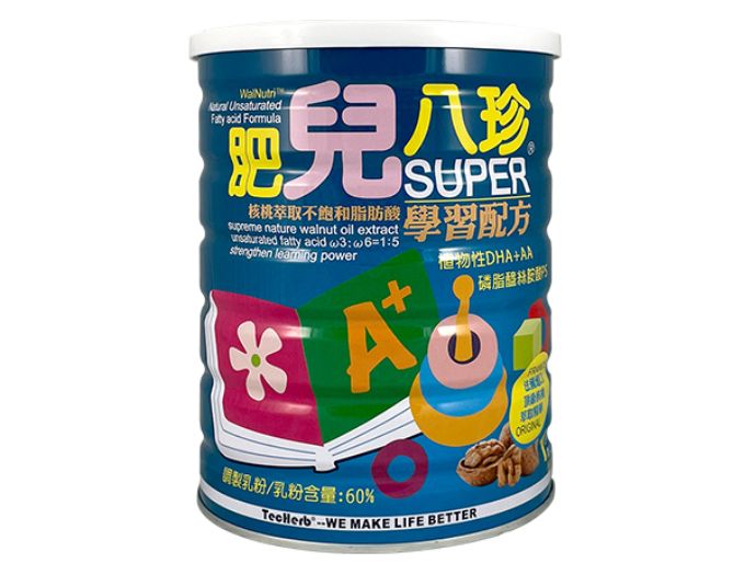 肥兒八珍 SUPER成長奶粉-獨家草本配方/雙倍核桃油/IQ180益生菌