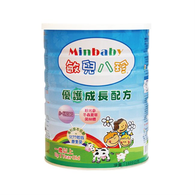 敏兒八珍 優護成長配方(牛+羊配方)-MBB9益生菌/β-葡聚醣