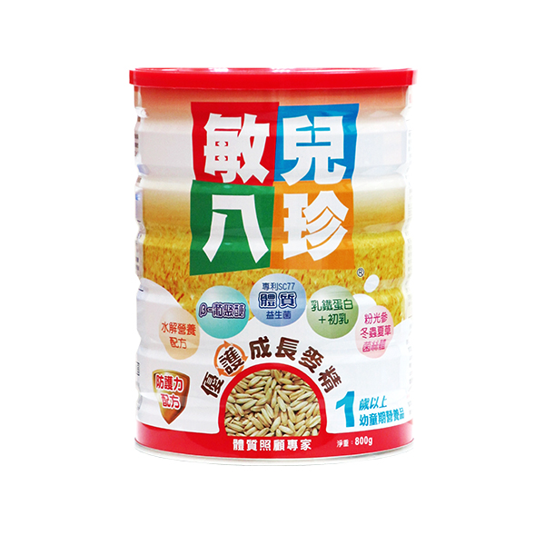 敏兒八珍 優護成長麥精-MBB9益生菌/β-葡聚醣/冬蟲夏草菌絲體/粉光參